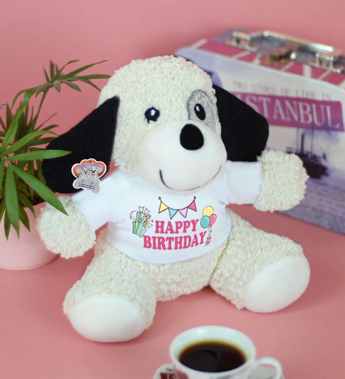 25 cm Tişörtlü Çiçek Köpekcik