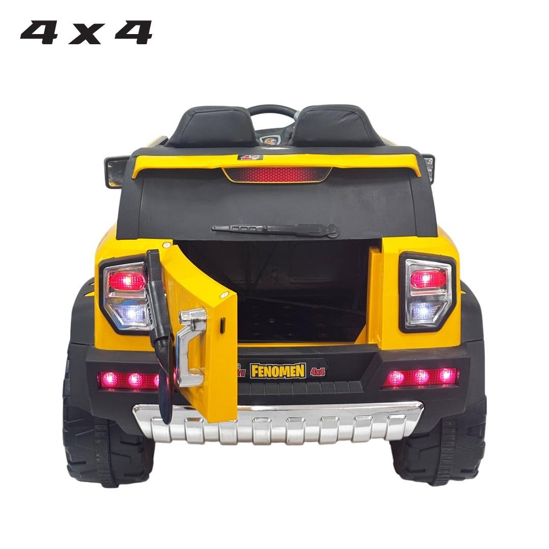 Akülü Araba 4x4 Uzaktan Kumandalı 12 Volt FENOMEN GT Deri Koltuk Pababo