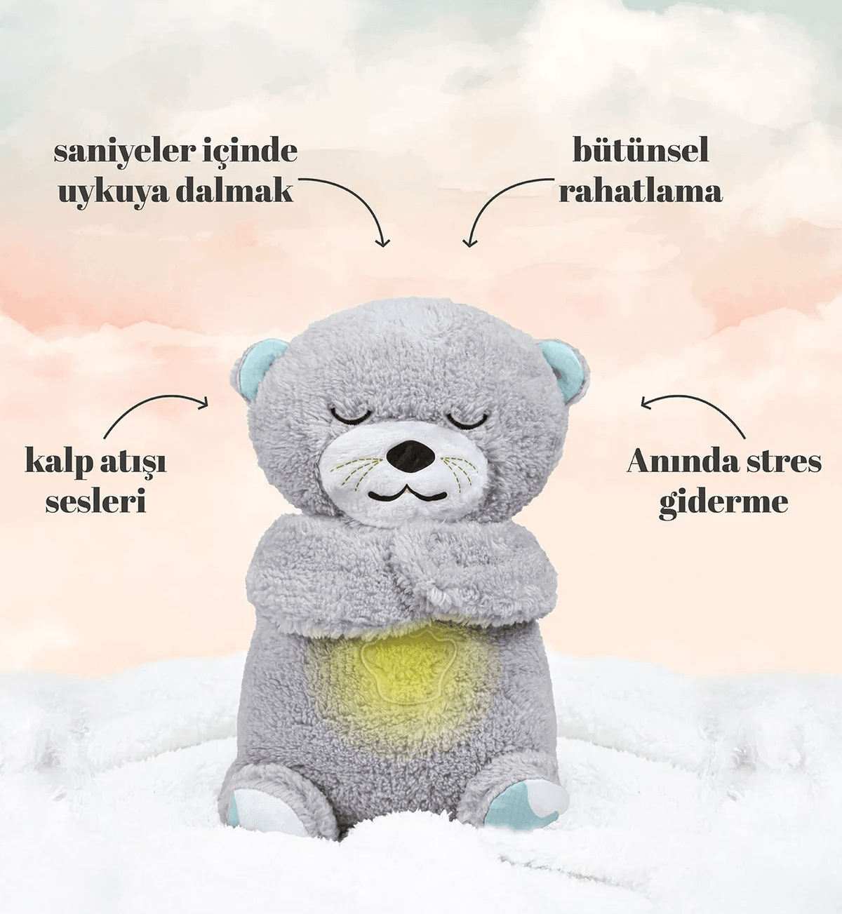 Nefes Alıp Veren Uyku Arkadaşı Su Samuru Özgüner Oyuncak