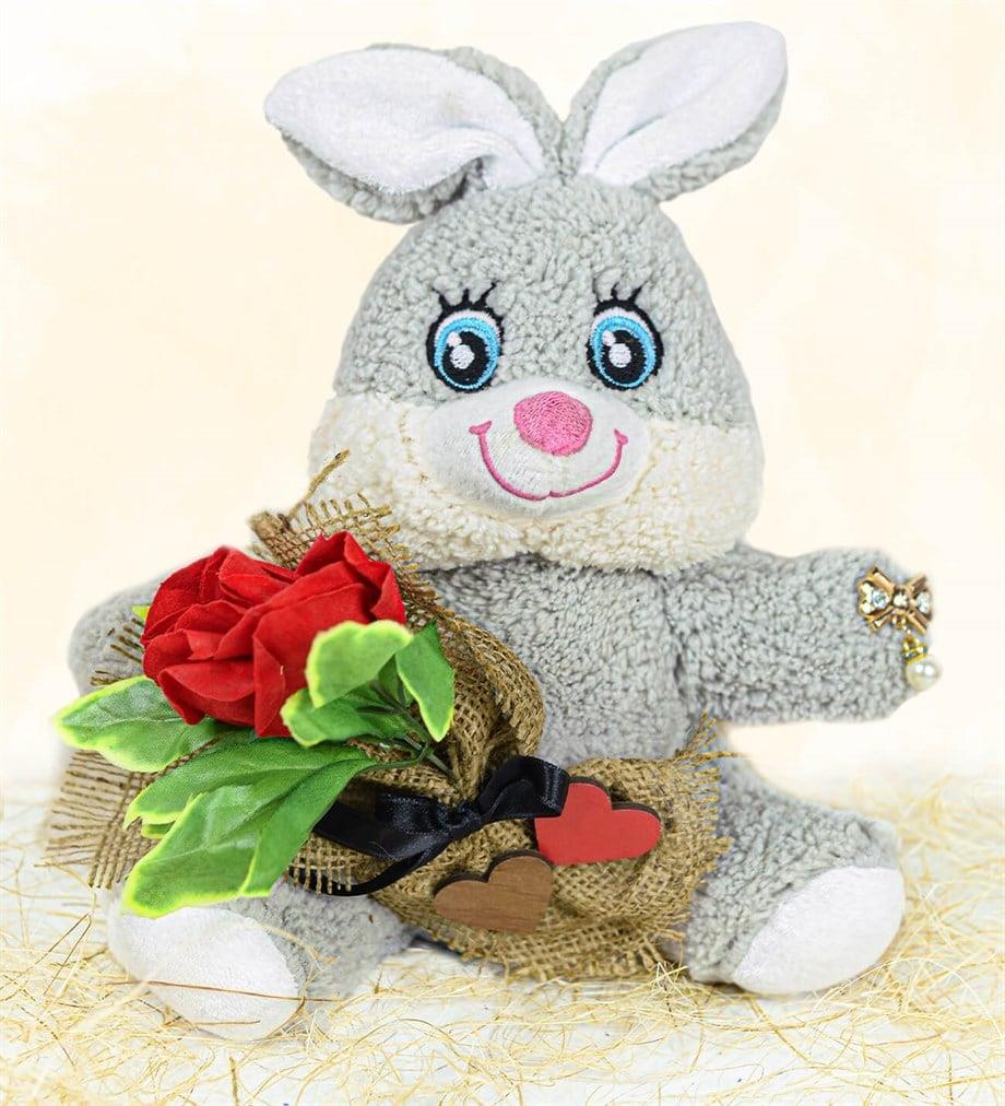 Pababo 25 cm Romantik Tavşan Özgüner Oyuncak