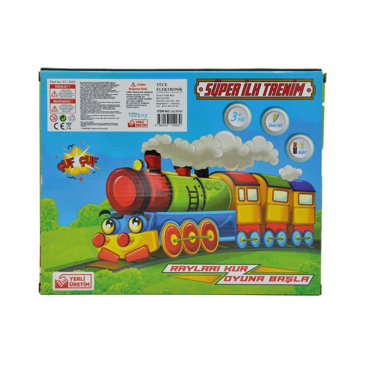 Pilli Tren Seti Özgüner Oyuncak
