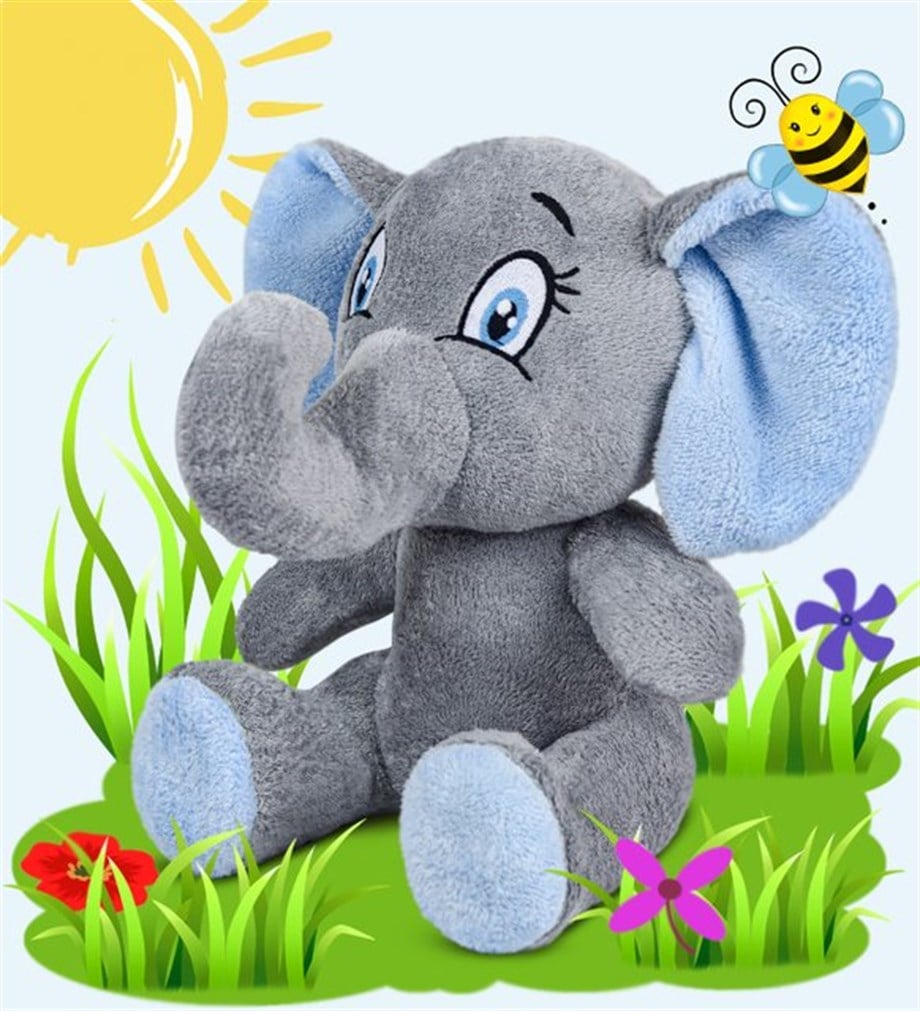 25 cm großer süßer Elefant