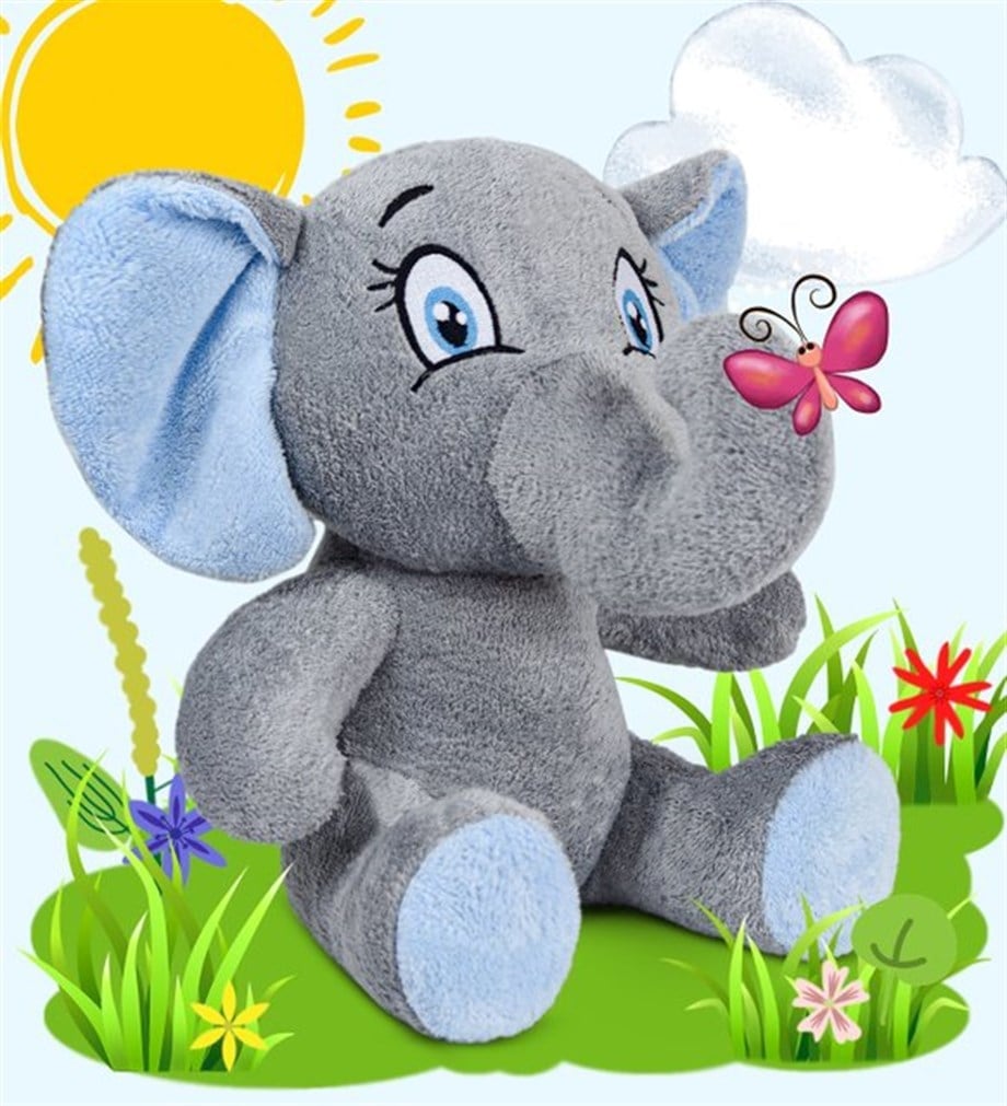35 cm großer süßer Elefant