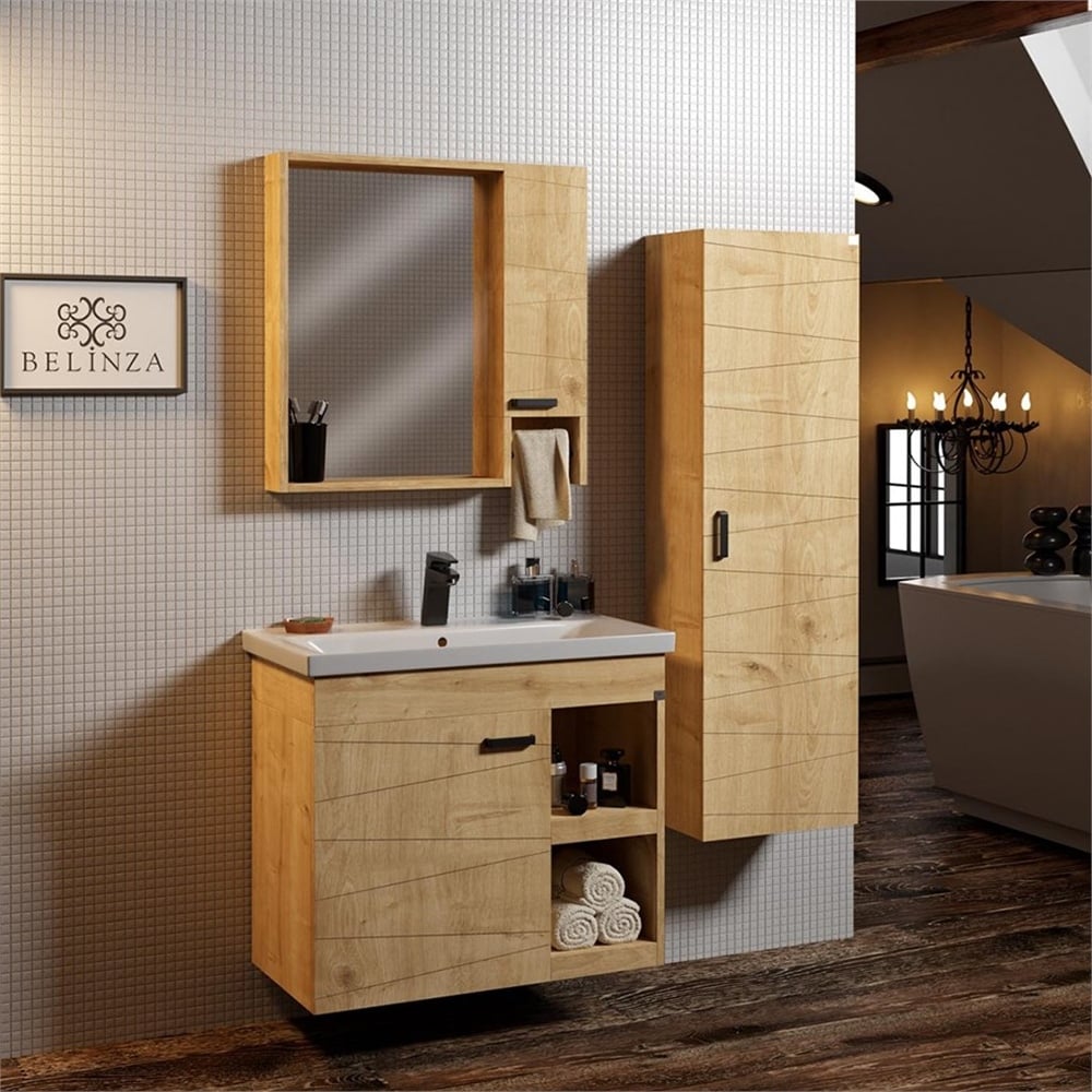 BelinzaSeren 80 cm Banyo Dolabı