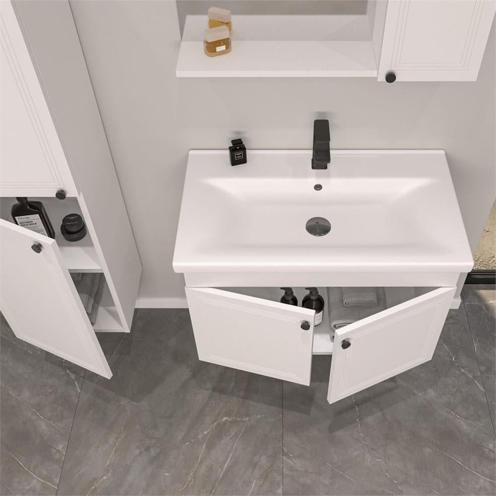 OrkaRio 80 cm Banyo Dolabı