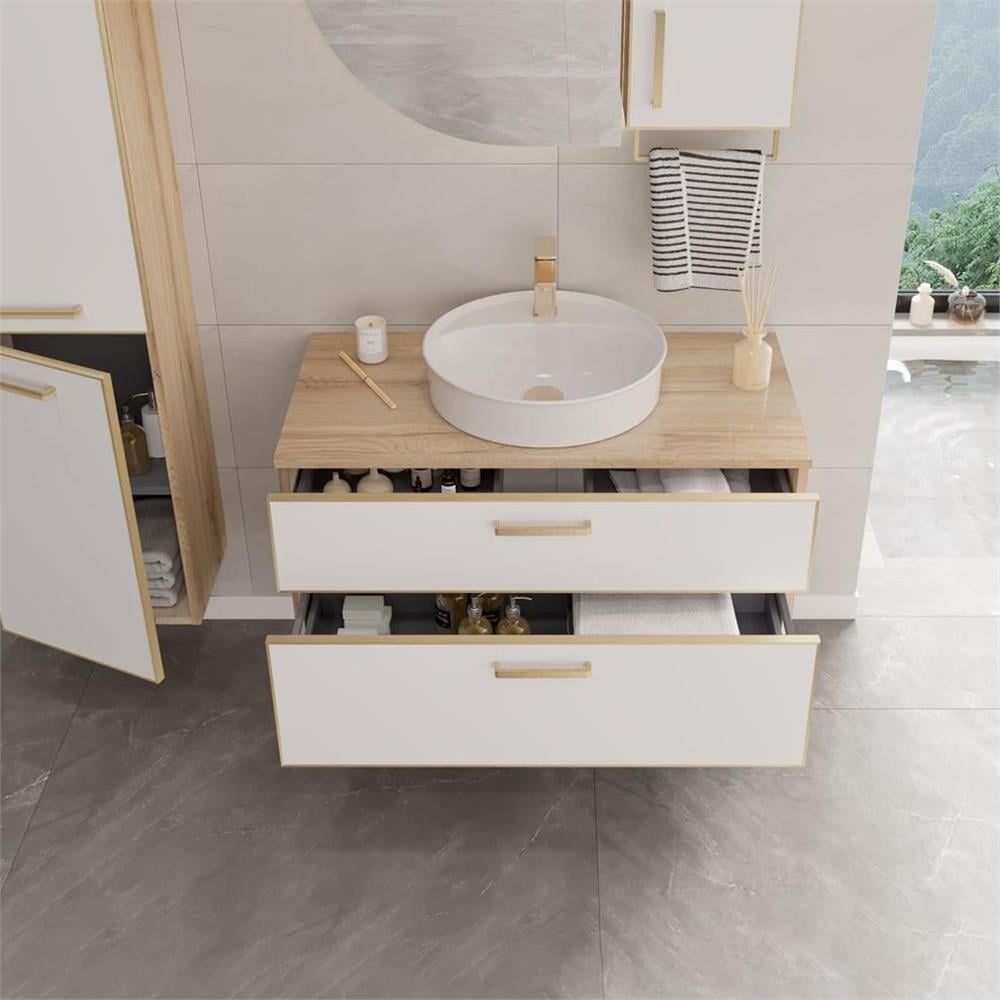 OrkaSalerno 95 cm Banyo Dolabı Alt Modülü