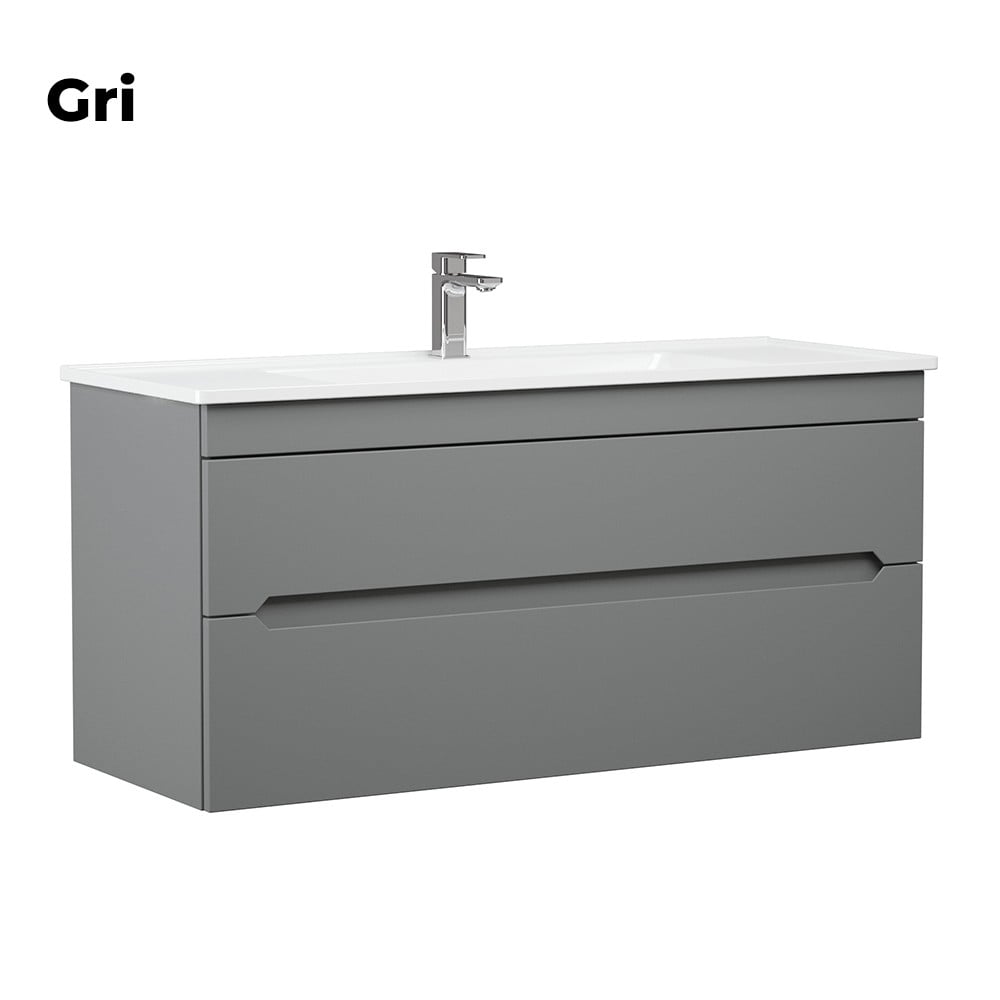 OrkaVarna 120 cm Banyo Dolabı