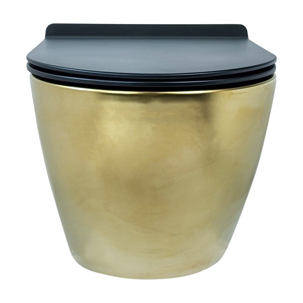 Pure ConceptFiore Mat Gold Kanalsız Asma Klozet