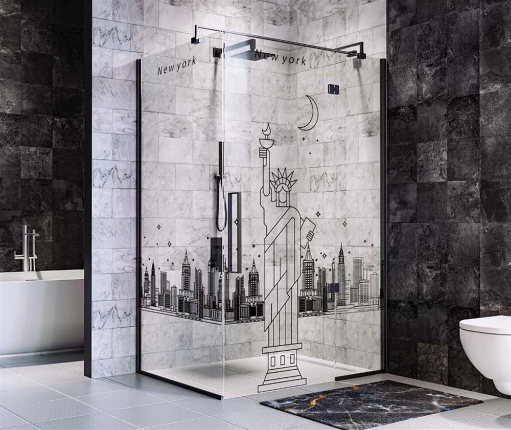 SericoNew York 120x90 Özel Duşakabin + Tekne H:195