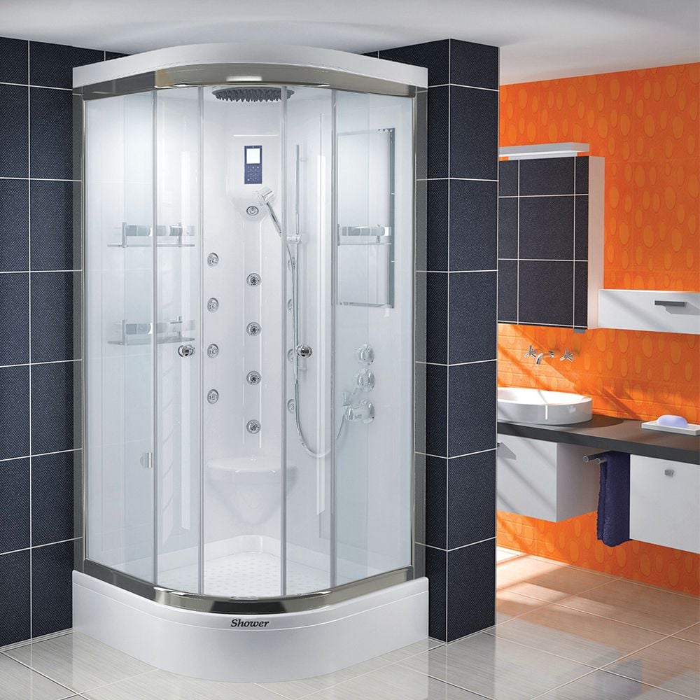 Shower80x80 Aqua Kare Tekneli Kompakt Duş Sistemi