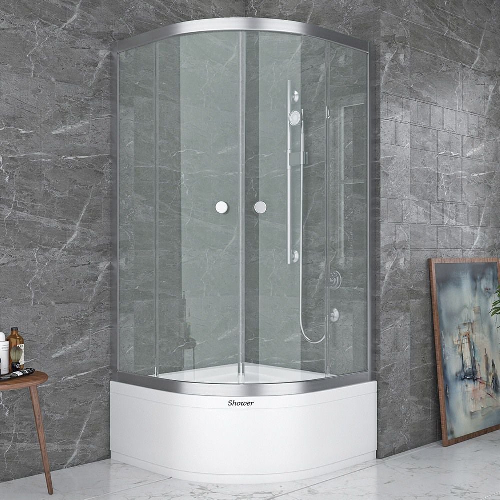 ShowerSatürn 130x130 2S-2H Oval Duşakabin