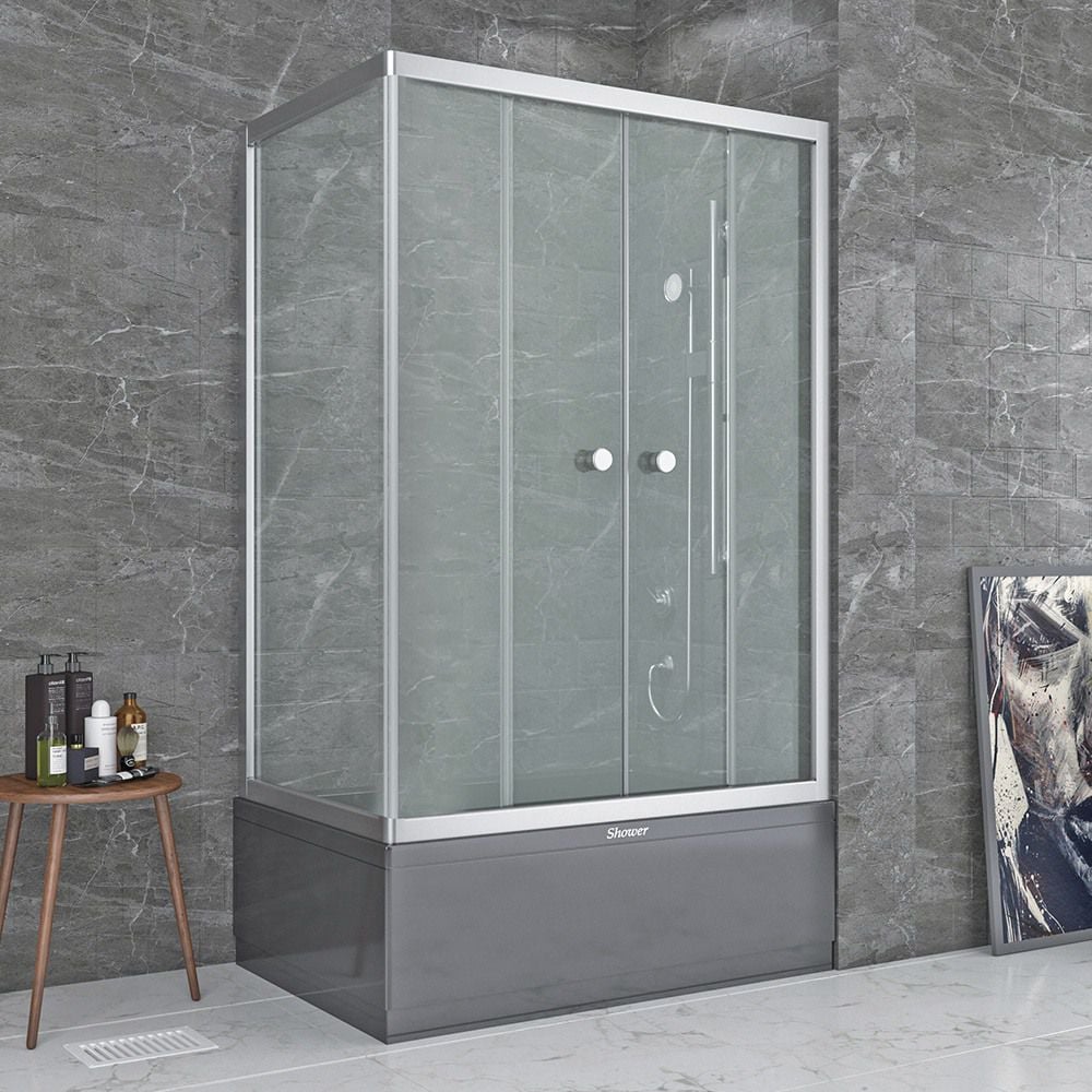 ShowerSatürn 75x150 2S-2H Yan Panelli Dikdörtgen Duşakabin