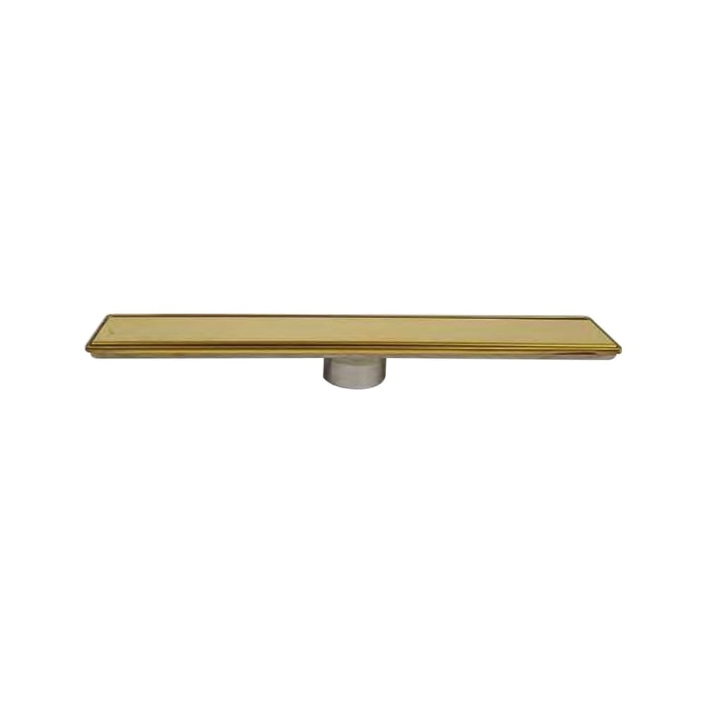 SukarLine 6 60 cm Gold Plain Izgaralı Duş Kanalı