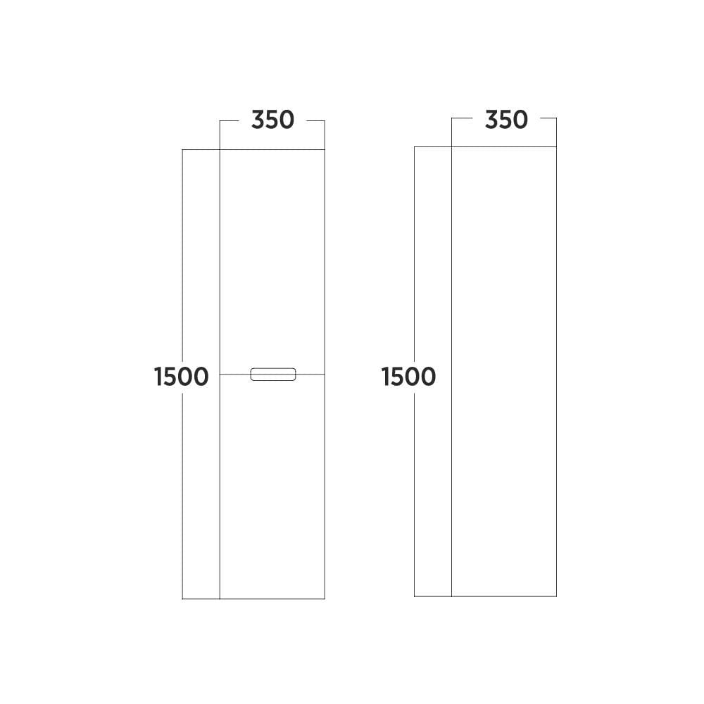 VoqVela 65 cm Banyo Dolabı