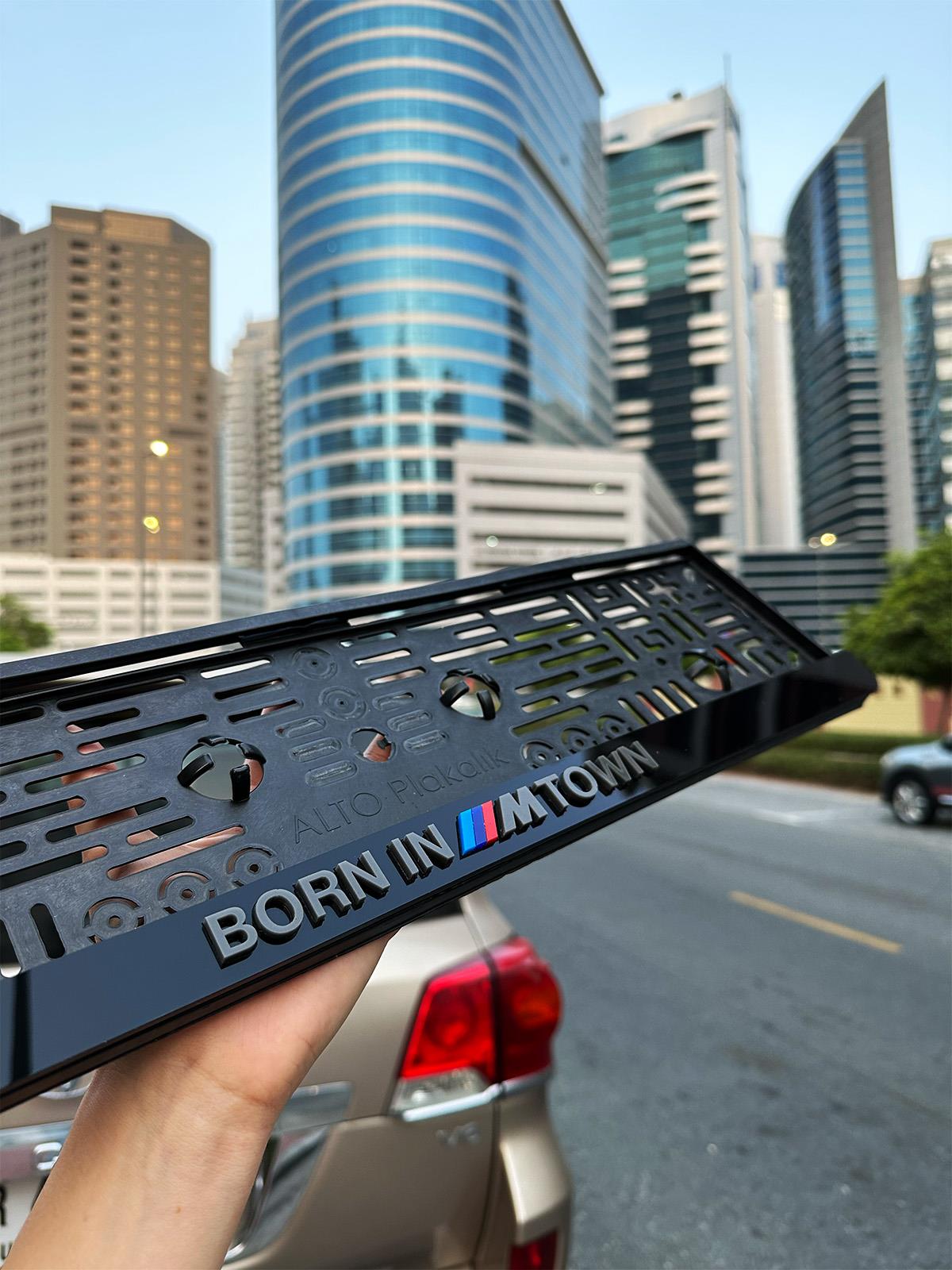 3D BornIn MPower Town BMW Takmatik PlakalıkPlakalık