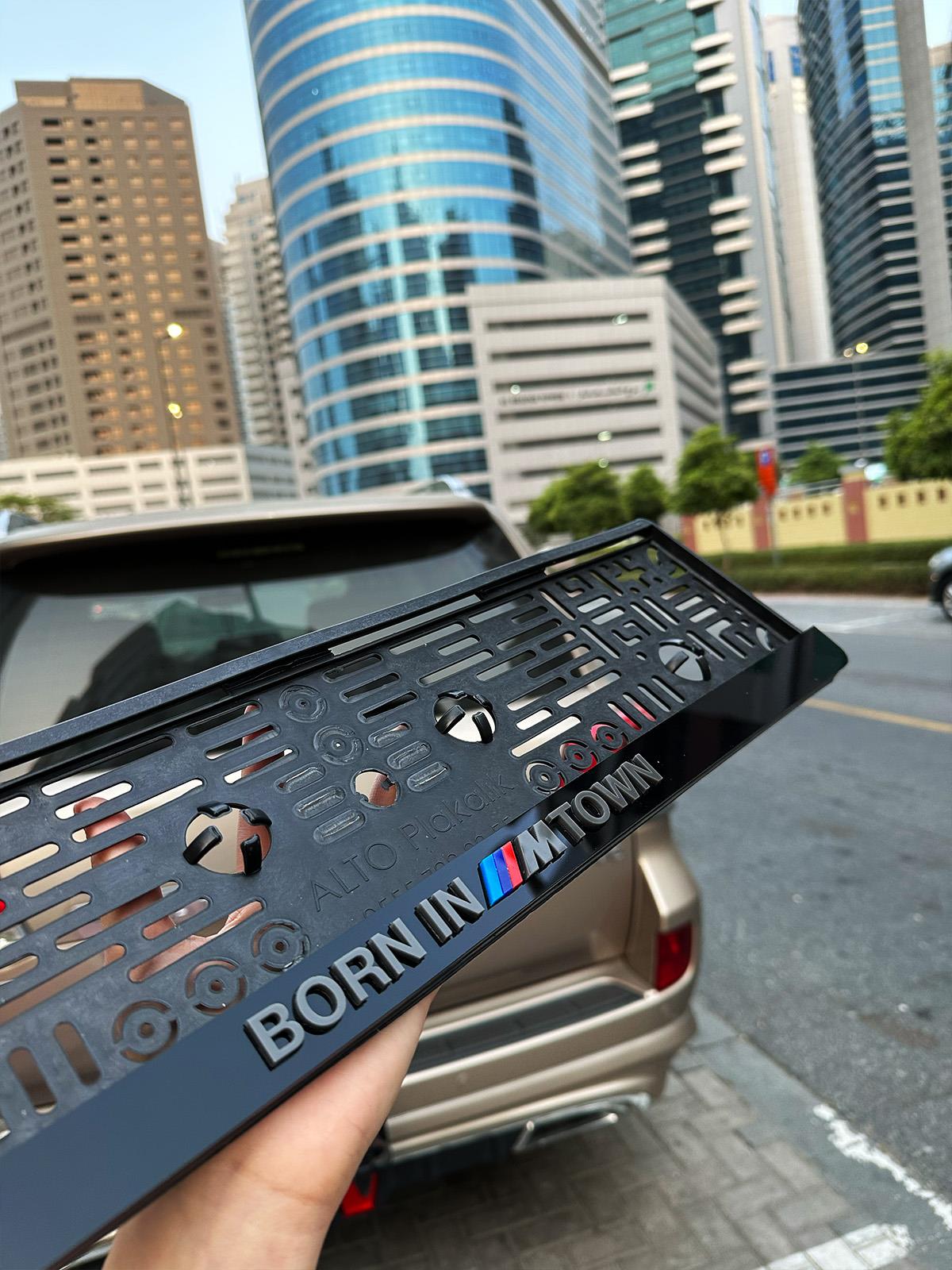 3D BornIn MPower Town BMW Takmatik PlakalıkPlakalık