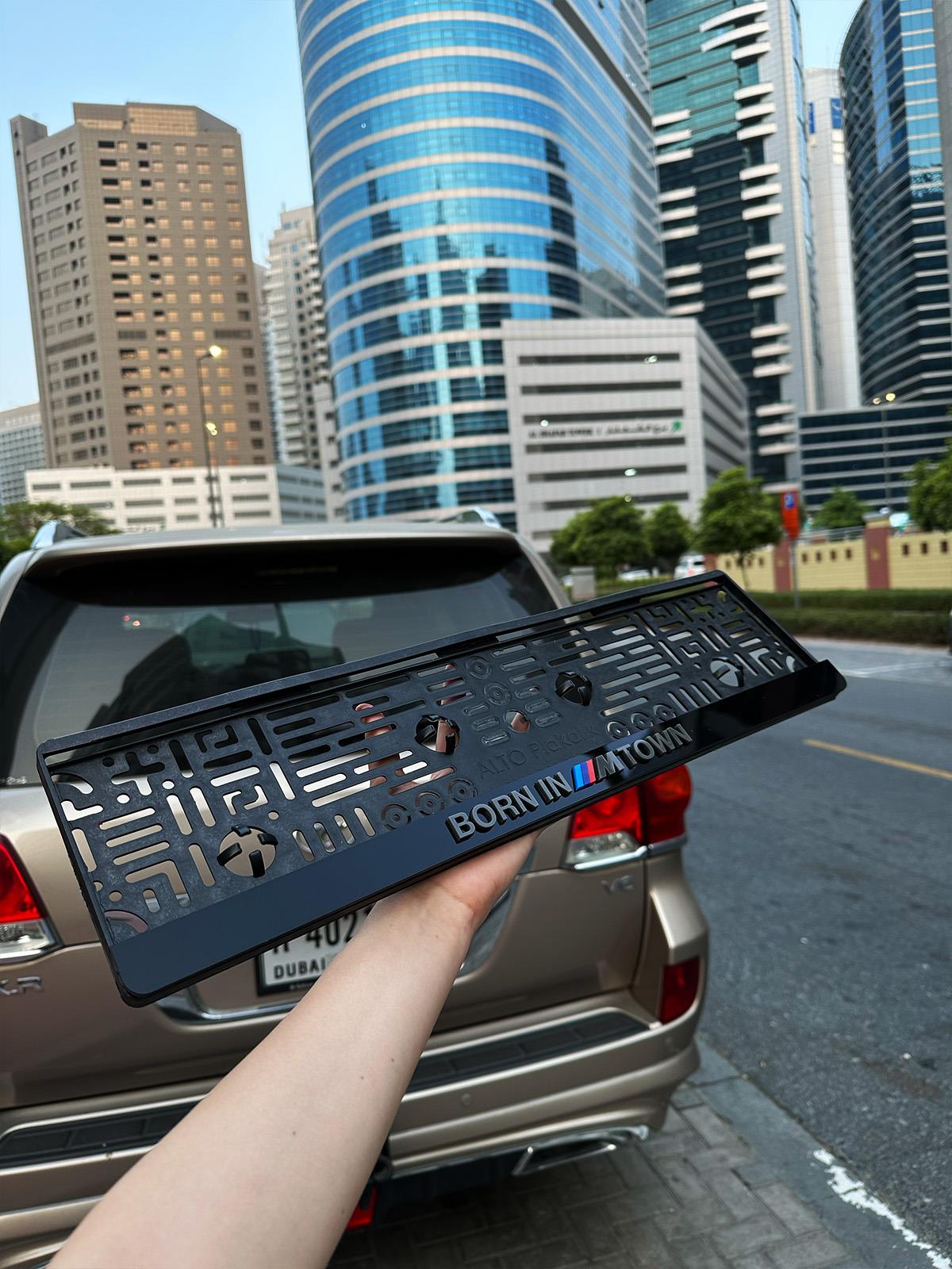 3D BornIn MPower Town BMW Takmatik PlakalıkPlakalık