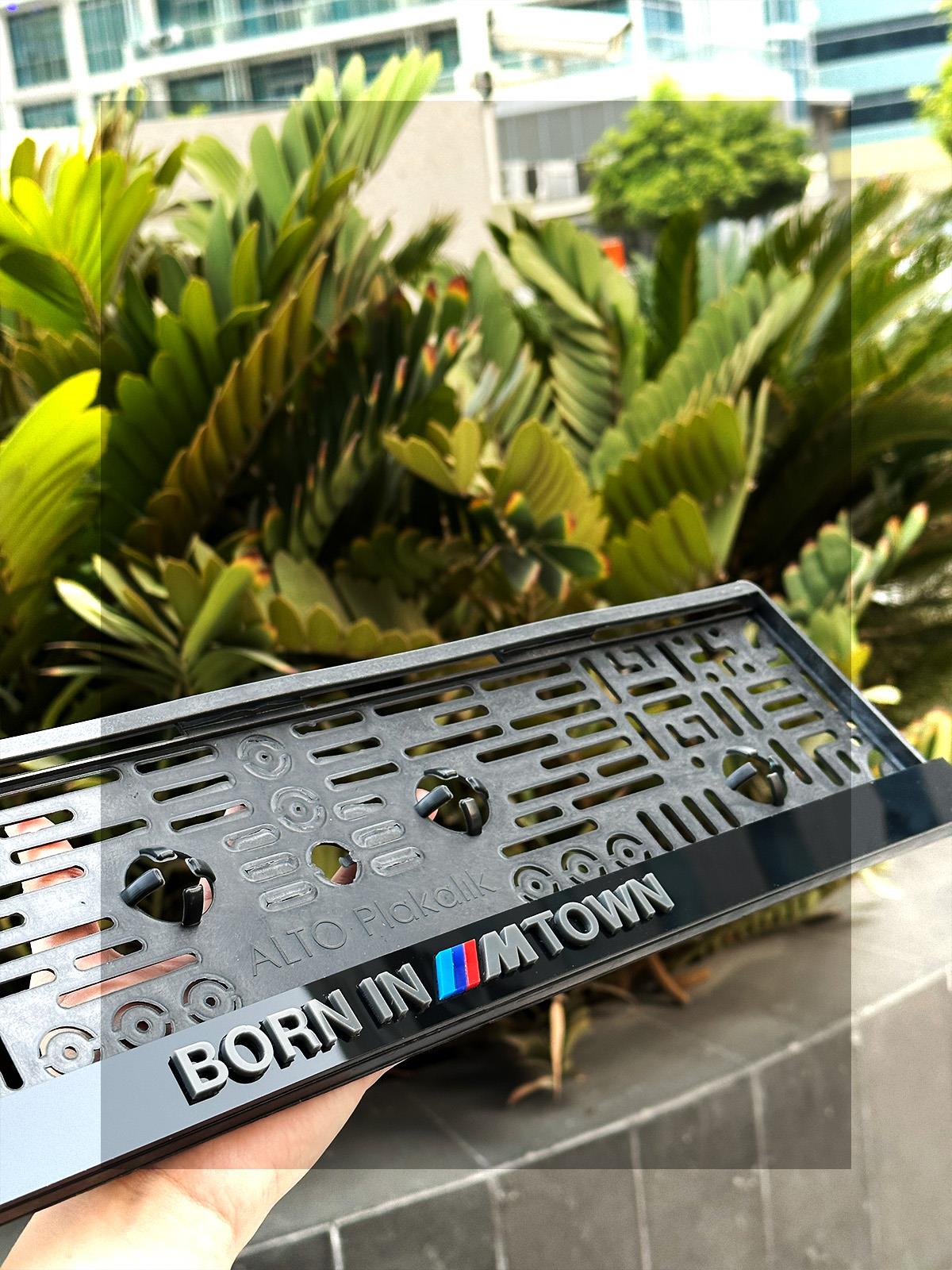 3D BornIn MPower Town BMW Takmatik PlakalıkPlakalık