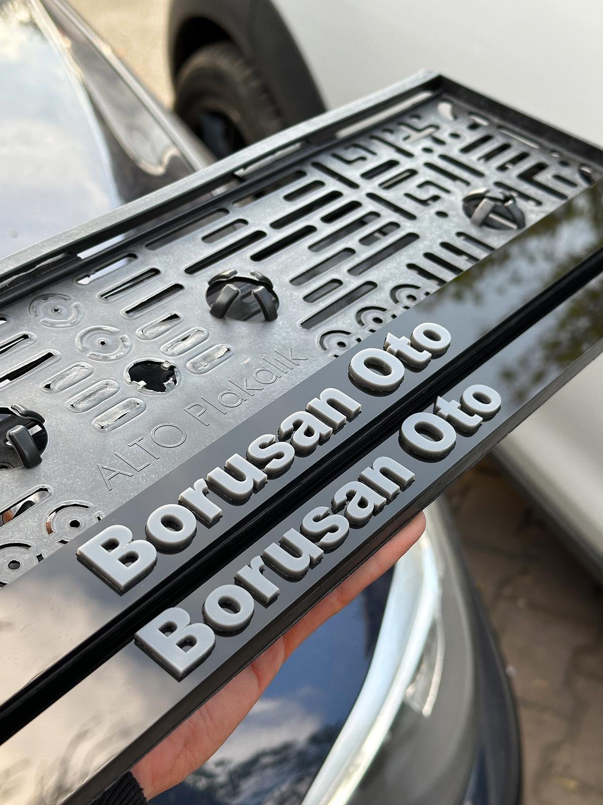 3D Borusan Oto Takmatik PlakalıkPlakalık