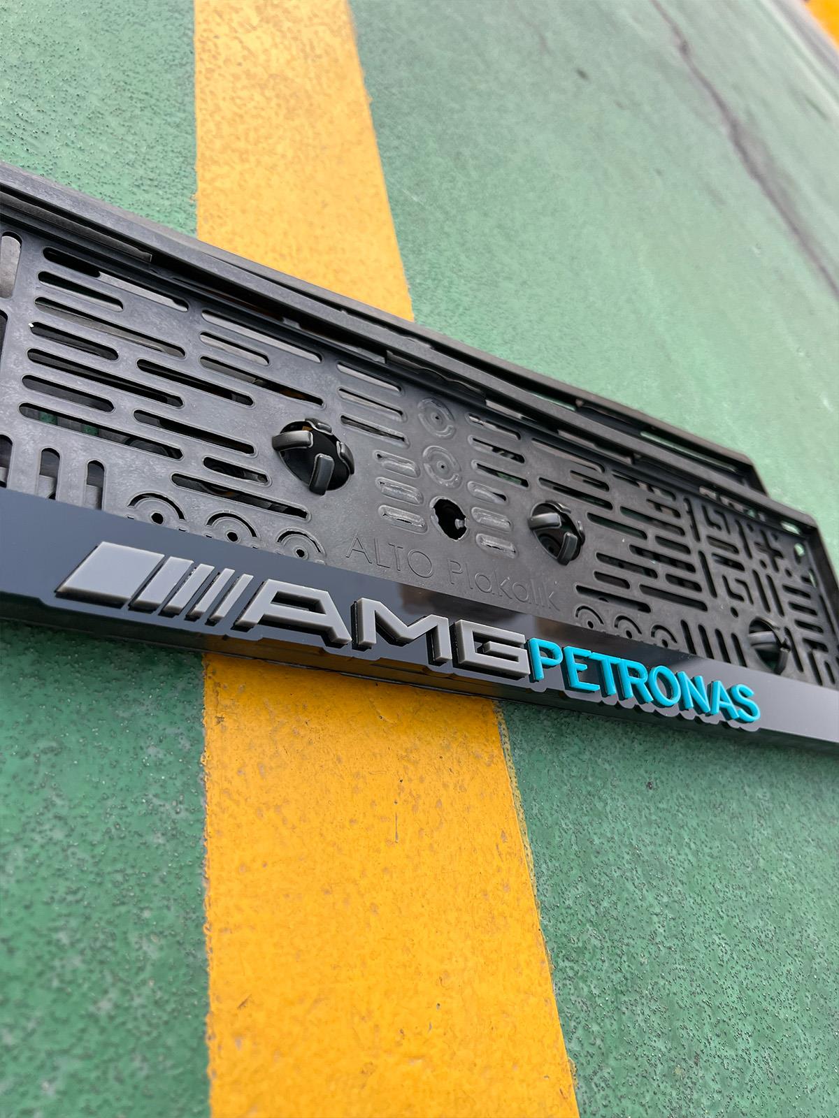 AMG PETRONAS 3D Takmatik PlakalıkPlakalık