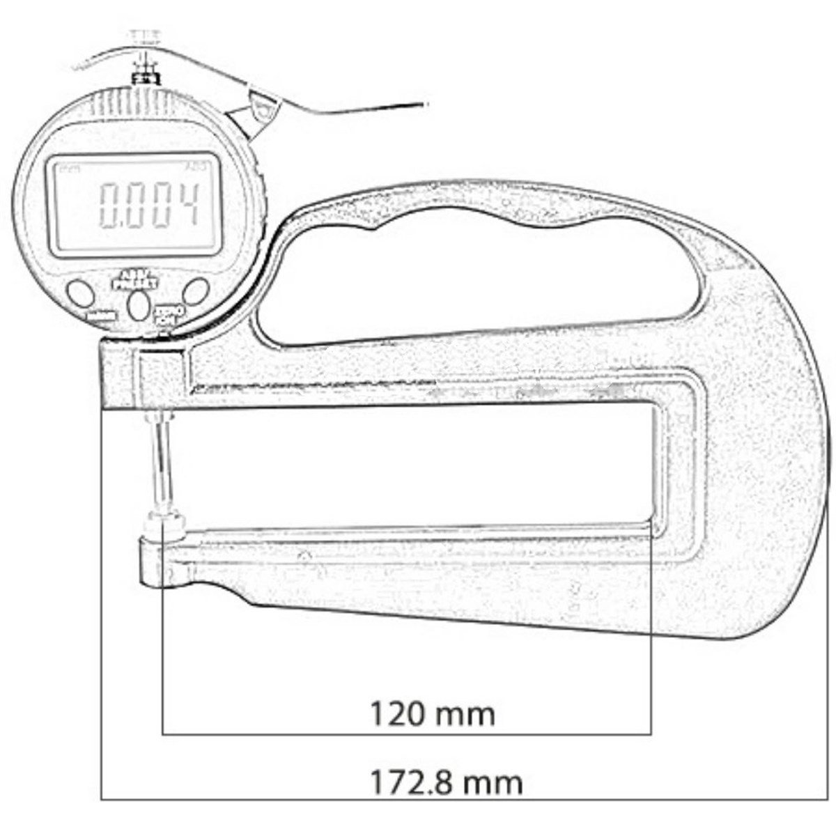 .Loyka 5331-10 Geniş Ağızlı Kalınlık Komparatörü (0.001 MM-120 MM) TÜM ÖLÇÜM CİHAZLARIOLCUMCİHAZFİYAT zoofarm