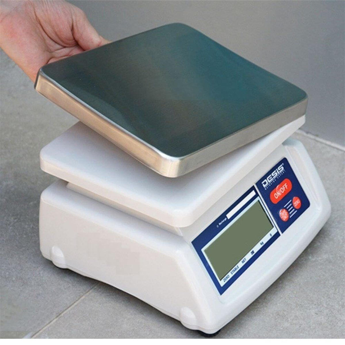 .Desis 1E-6T28 Tek Ekranlı Dijital Terazi 6KG TÜM ÖLÇÜM CİHAZLARIOLCUMCİHAZFİYAT zoofarm