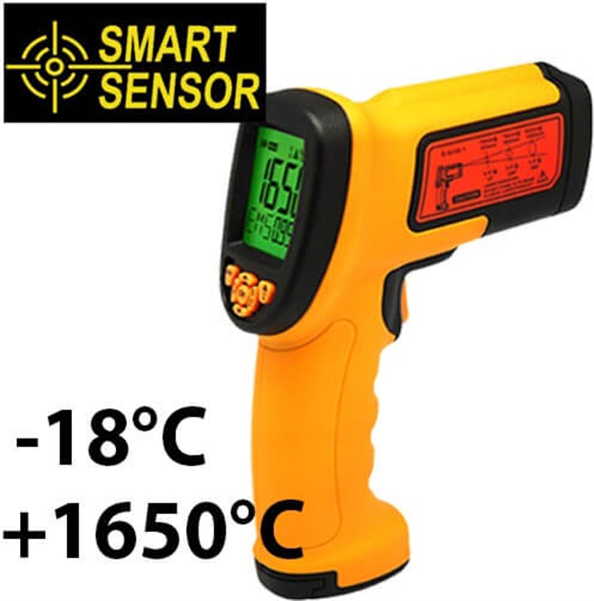 .Smart Sensor AS882 Kızılötesi Lazerli Sıcaklık Ölçer TÜM ÖLÇÜM CİHAZLARIOLCUMCİHAZFİYAT zoofarm