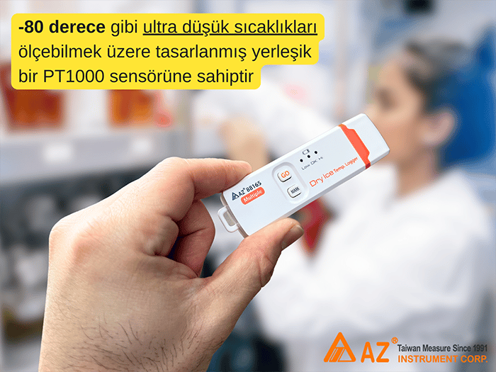 .AZ 88165 Aşı İlaç ve Hassas Ürün Taşıma Isı Kayıt Cihazı | Pil Ömrü Kadar Kullanımlı ENJEKTÖRbrand> zoofarm