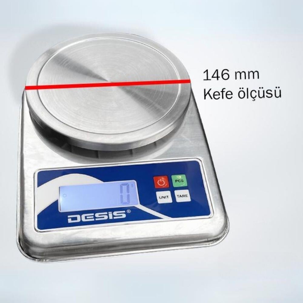 .Desis KFS S1 Paslanmaz Dijital Terazi 5KG / 1GR INJECTORSbrand> zoofarm