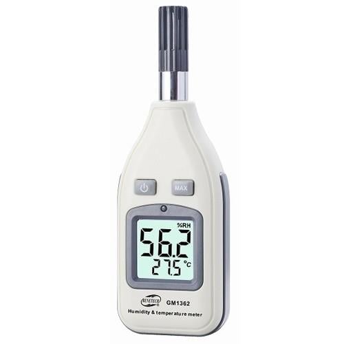.Benetech GM1362 Mini El Tipi Nem ve Sıcaklık Ölçer ENJEKTÖRbrand> zoofarm