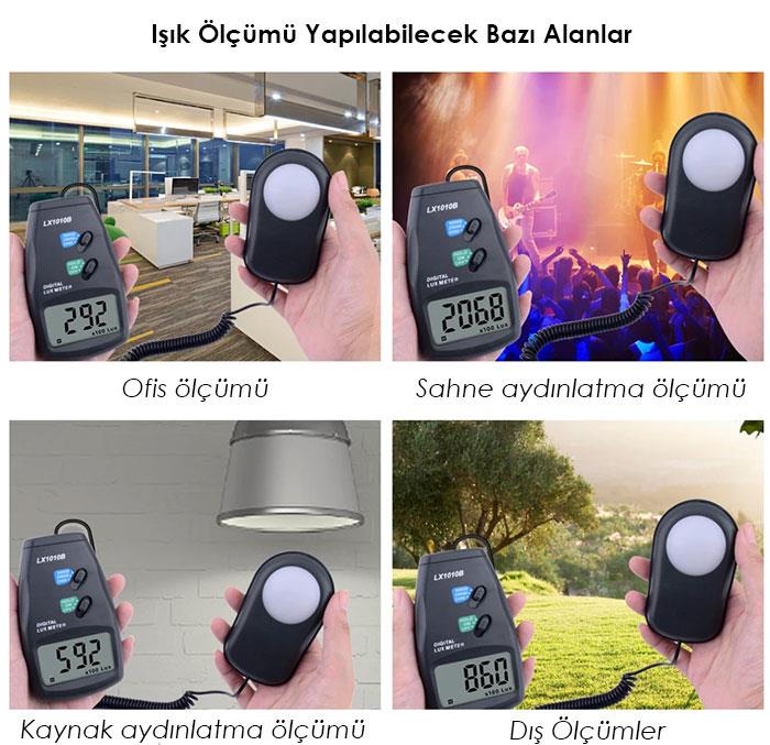 .LX1010B Kablolu Sensörlü Işık Ölçer Lüksmetre INJECTORSbrand> zoofarm