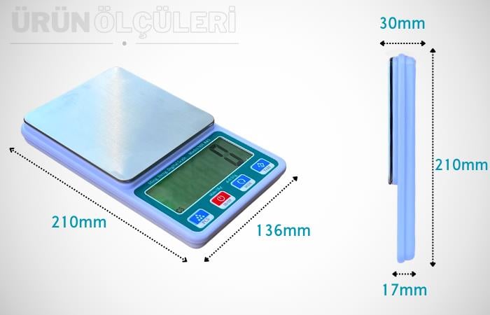 .Necklife MH-885 Dijital Hassas Terazi (3KG / 0.01GR) 0.01 Gram Terazilerbrand> zoofarm