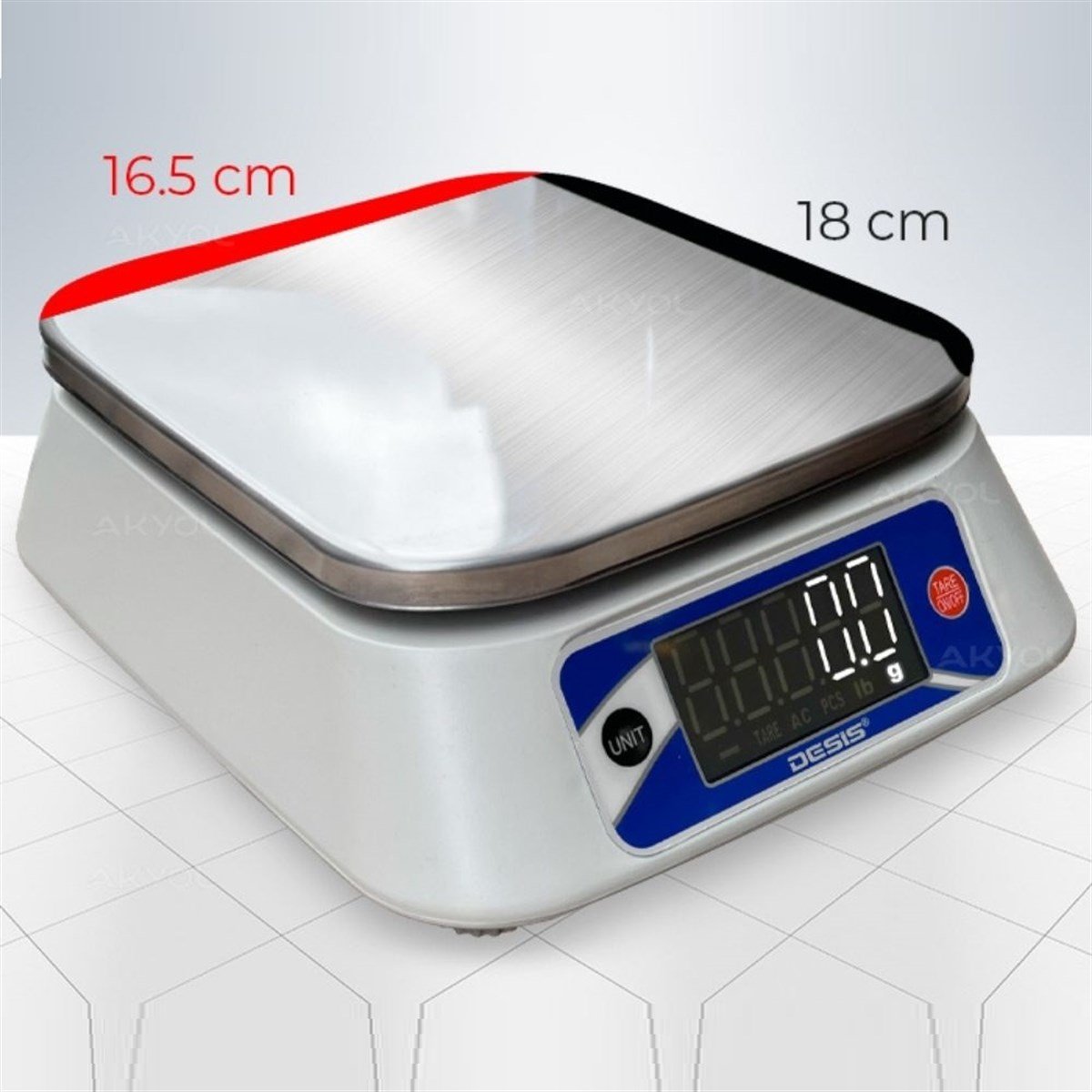 .Desis ACS-H8 Ekonomik Dijital Terazi 10KG / 0.5GR INJECTORSbrand> zoofarm