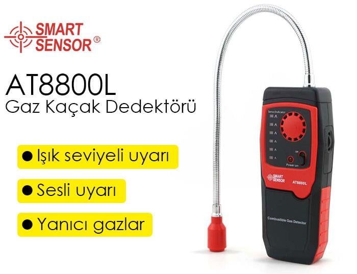 .AT8800L Yanıcı Gaz Kaçak Dedektörü | Seviye Alarmlı INJECTORSbrand> zoofarm