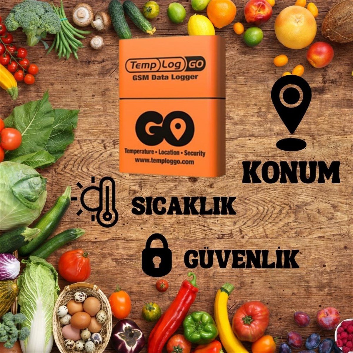 .Templog Go '30 Günlük' Tek Kullanımlık GSM Sıcaklık ve Konum Datalogger INJECTORSbrand> zoofarm