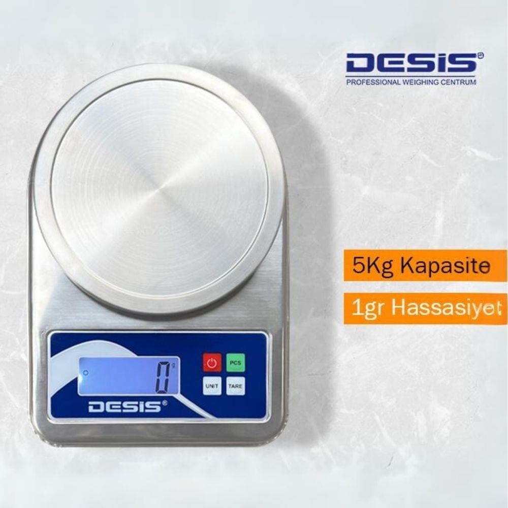 .Desis KFS S1 Paslanmaz Dijital Terazi 5KG / 1GR INJECTORSbrand> zoofarm