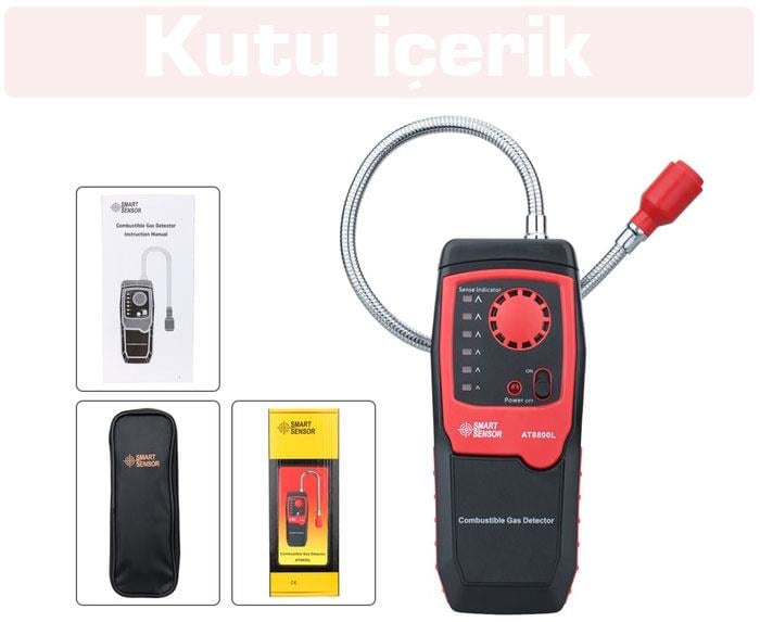 .AT8800L Yanıcı Gaz Kaçak Dedektörü | Seviye Alarmlı INJECTORSbrand> zoofarm