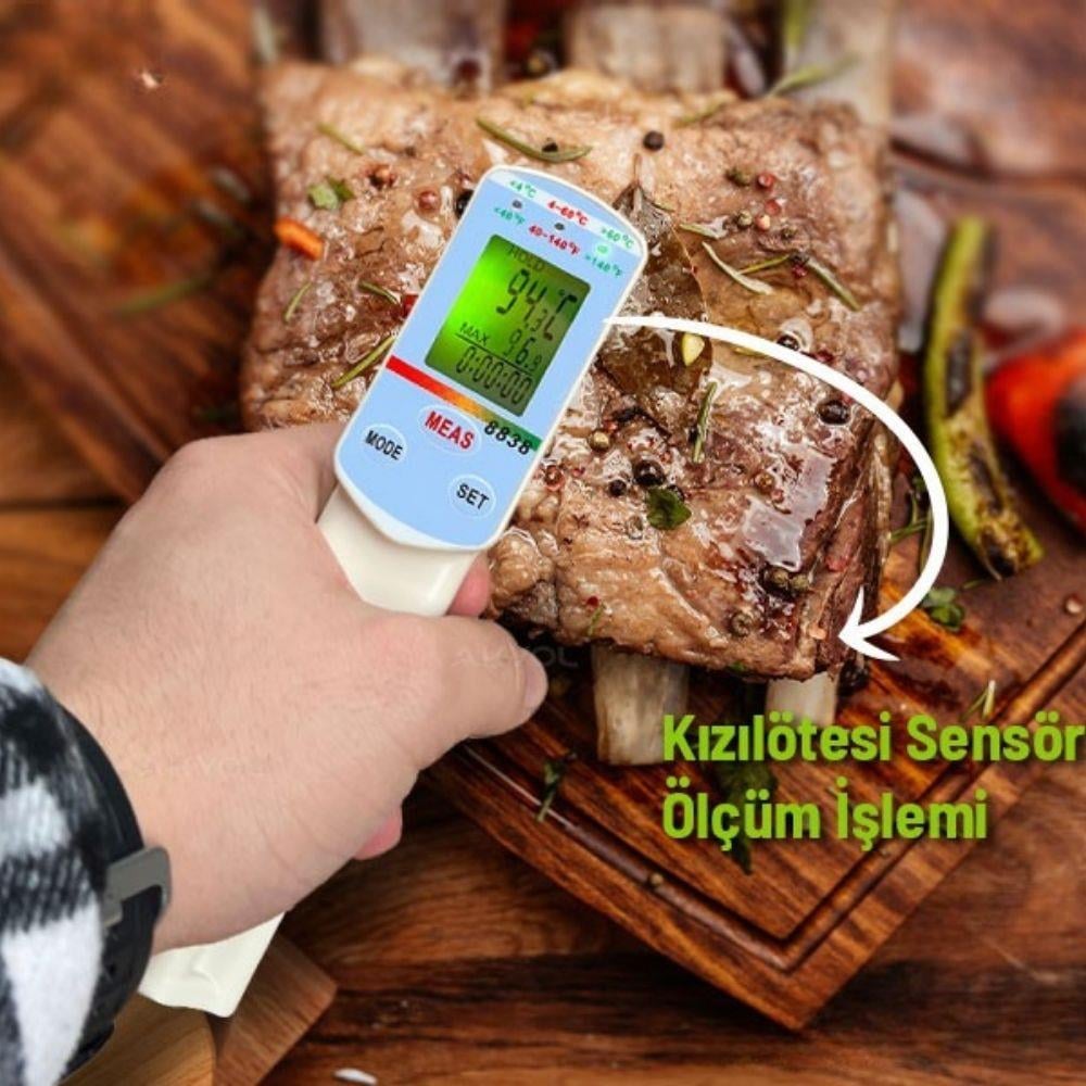 .AZ 8838 Lazerli ve Problu HACCP Termometresi ENJEKTÖRbrand> zoofarm