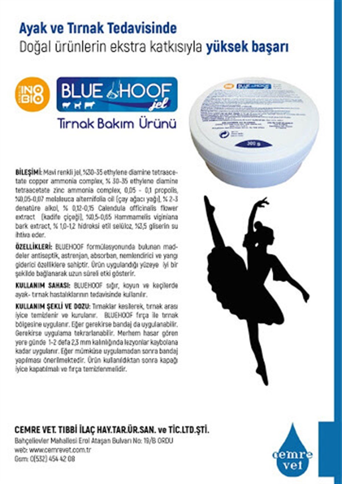 BLUE HOOF JEL TIRNAK BAKIM JELİ 300 ML  | zoofarm.com.tr BLUE HOOF JEL TIRNAK BAKIM JELİ 300 ML  TIRNAK VE BOYNUZ BAKIM ÜRÜNLERİALMER zoofarm