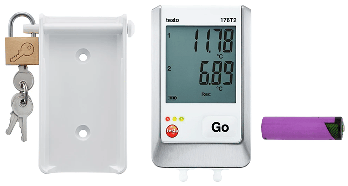 Testo 176T2 Çift Kanallı Sıcaklık Datalogger Tek Cihaz INJECTORSbrand> zoofarm
