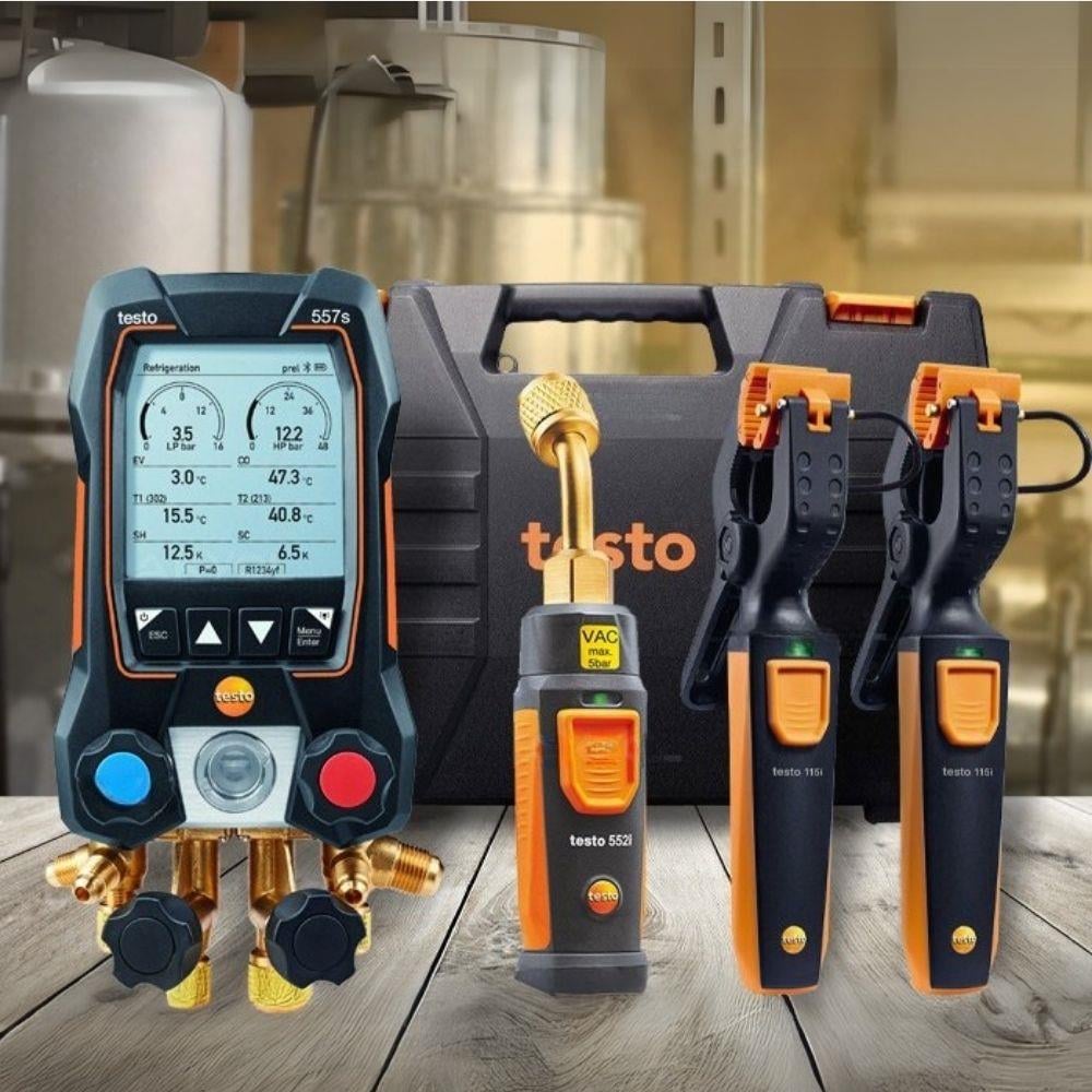 Testo 557S Akıllı Dijital Manifold Seti '4 Yollu Valf' INJECTORSbrand> zoofarm