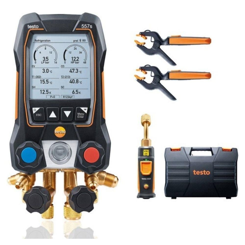 Testo 557S Akıllı Dijital Manifold Seti '4 Yollu Valf' INJECTORSbrand> zoofarm