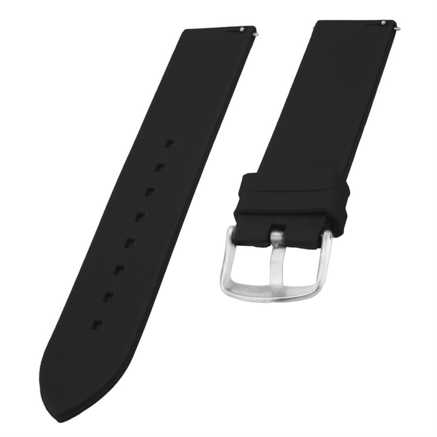 Cobra S01A71-B Siyah Silikon Saat Kordonu