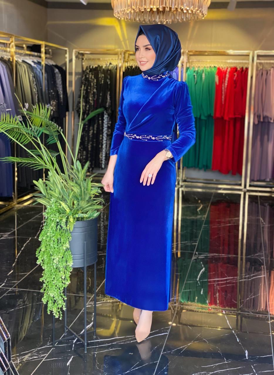 Safiye Başol Kadife Elbise