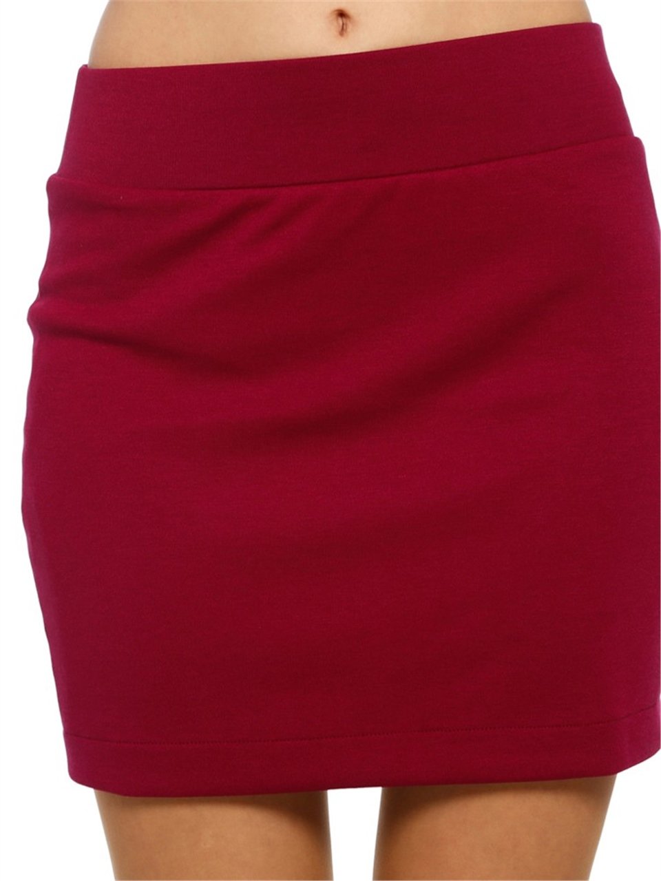 Jersey Mini Etek - Böğürtlen