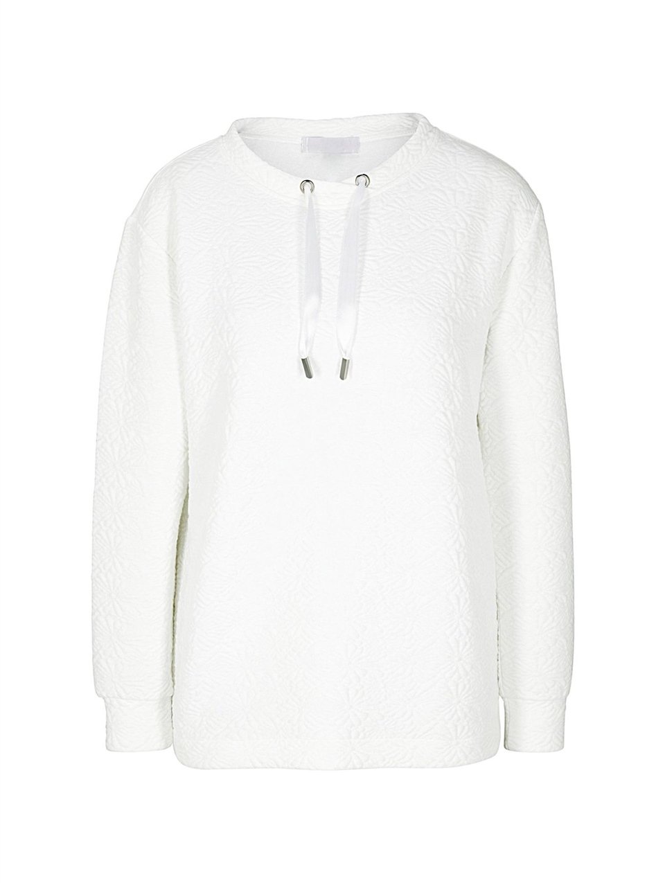 Kapitone Sweatshirt - Kırık Beyaz
