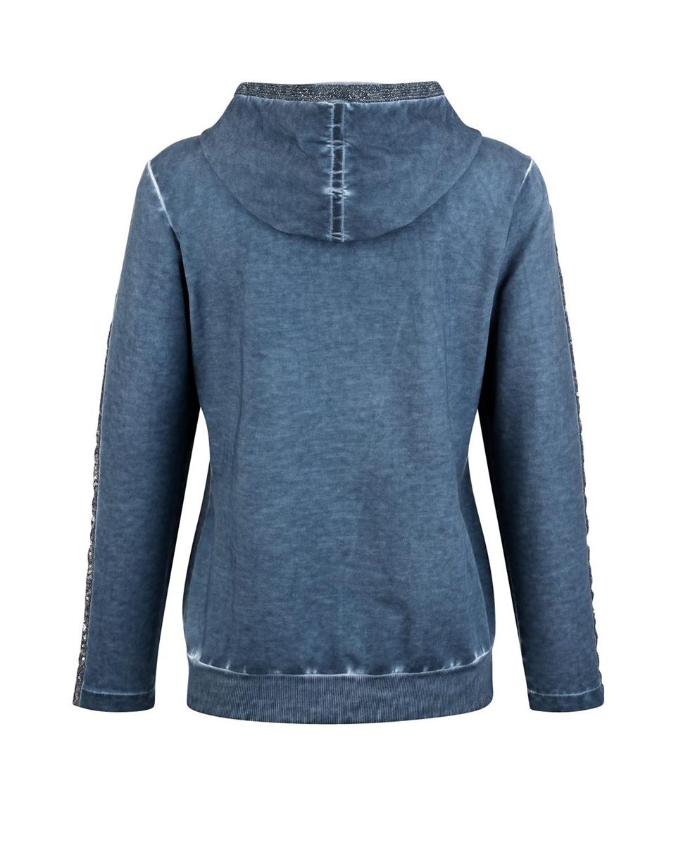 Payetli Sweatshirt - Mavi