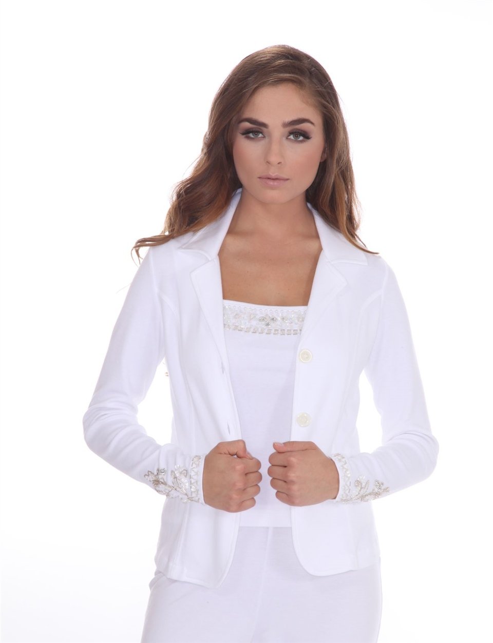 Twinset Blazer Ceket - Beyaz