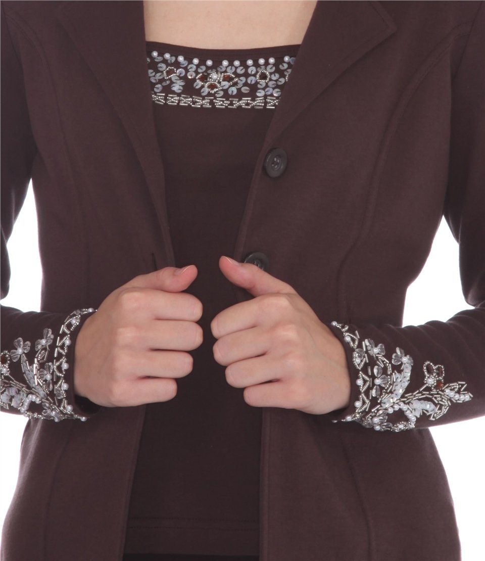 Twinset Blazer Ceket - Kahverengi
