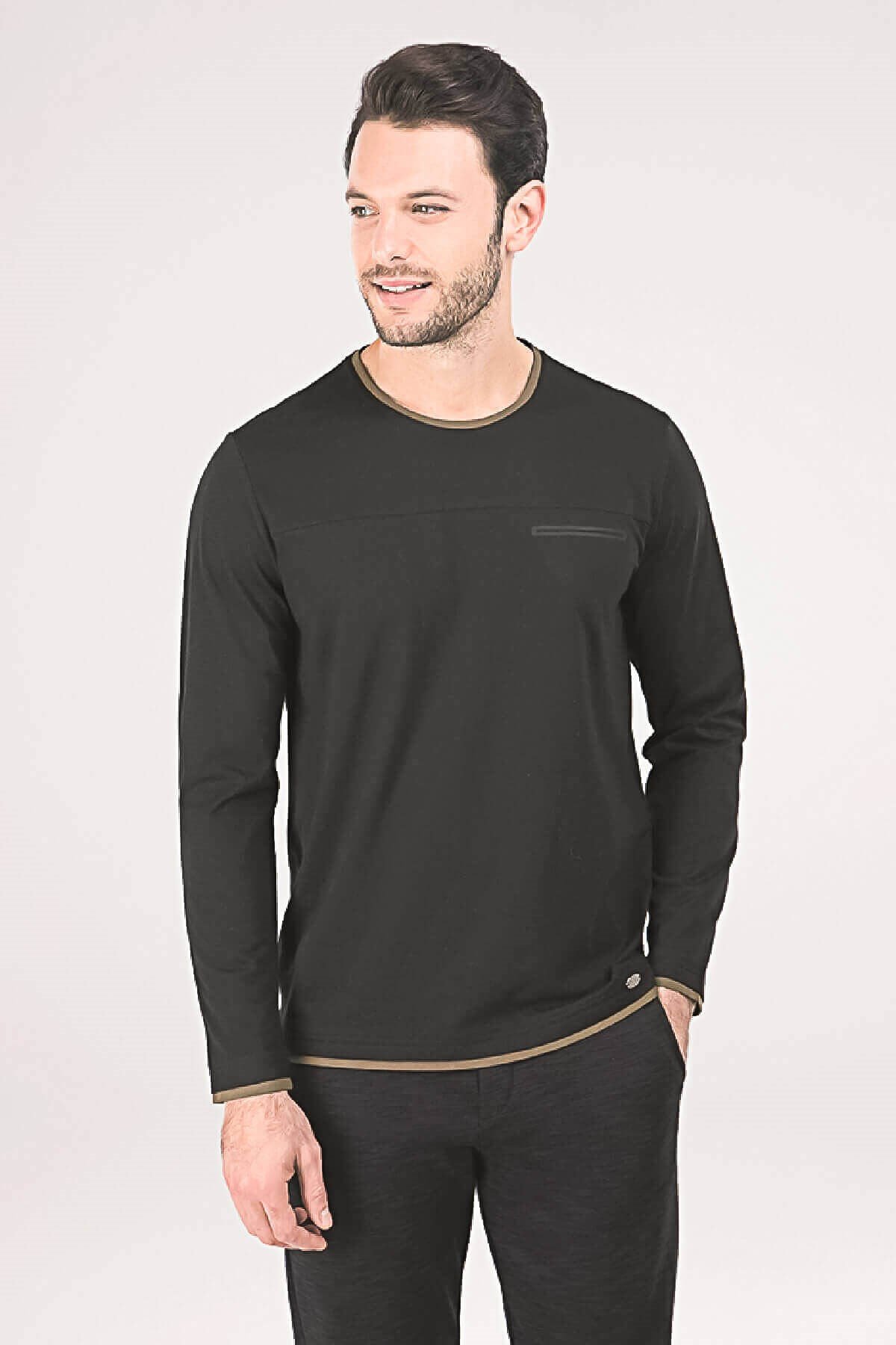 Blackspade 30033 Erkek Modal Kışlık Uzun Kol Tişört